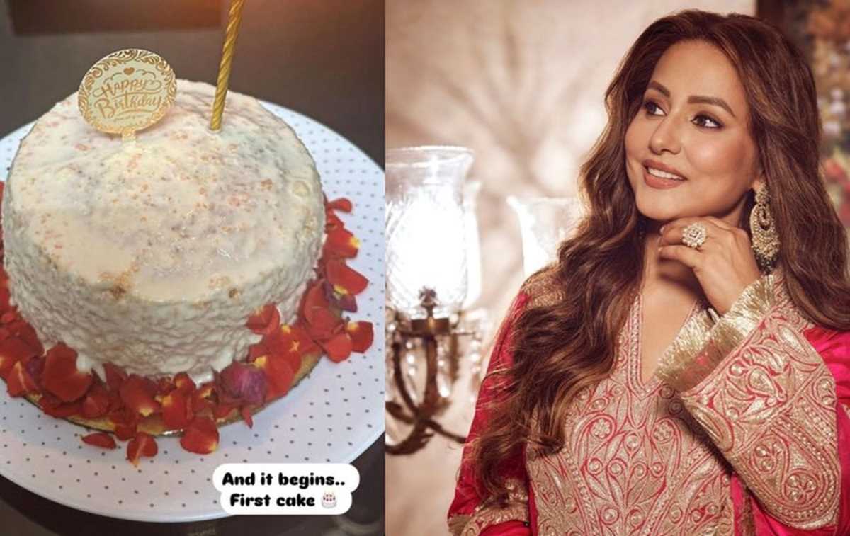 जन्मदिन के 9 दिन पहले ही जश्‍न में डूबी हिना खान